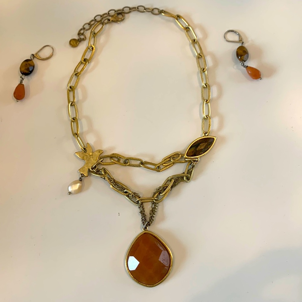 Bohm Necklace and matching earrings